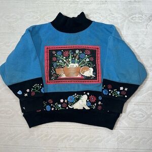 Kids‎ vintage cat sweatshirt
